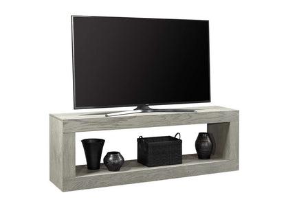 Emery Park - Nova Oak 74in Open Console in Heather Grey Finish - WKU1074-HGR veiw 1