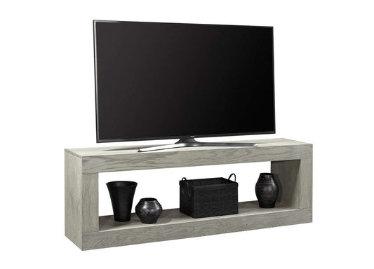 Emery Park - Nova Oak 74in Open Console in Heather Grey Finish - WKU1074-HGR veiw 1