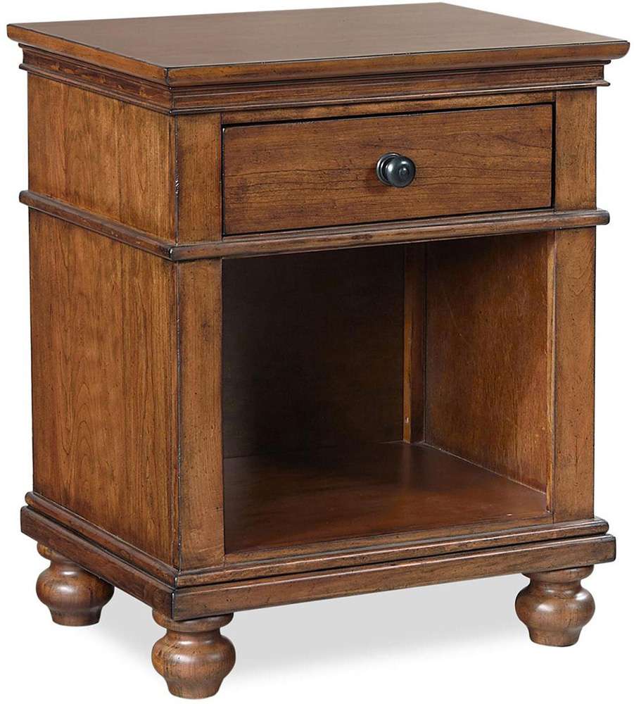 Emery Park - Oxford 1 Drawer NS in Whiskey Brown Finish - I07-451N-WBR-1