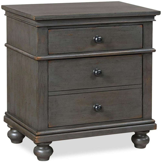Emery Park - Oxford 2 Drawer NS in Peppercorn Finish - I07-450-PEP-1