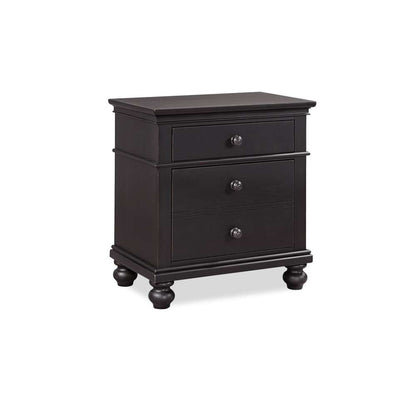 Emery Park  -  Oxford 2 Drawer NS in Rubbed Black Finish  - I07-450-BLK-1
