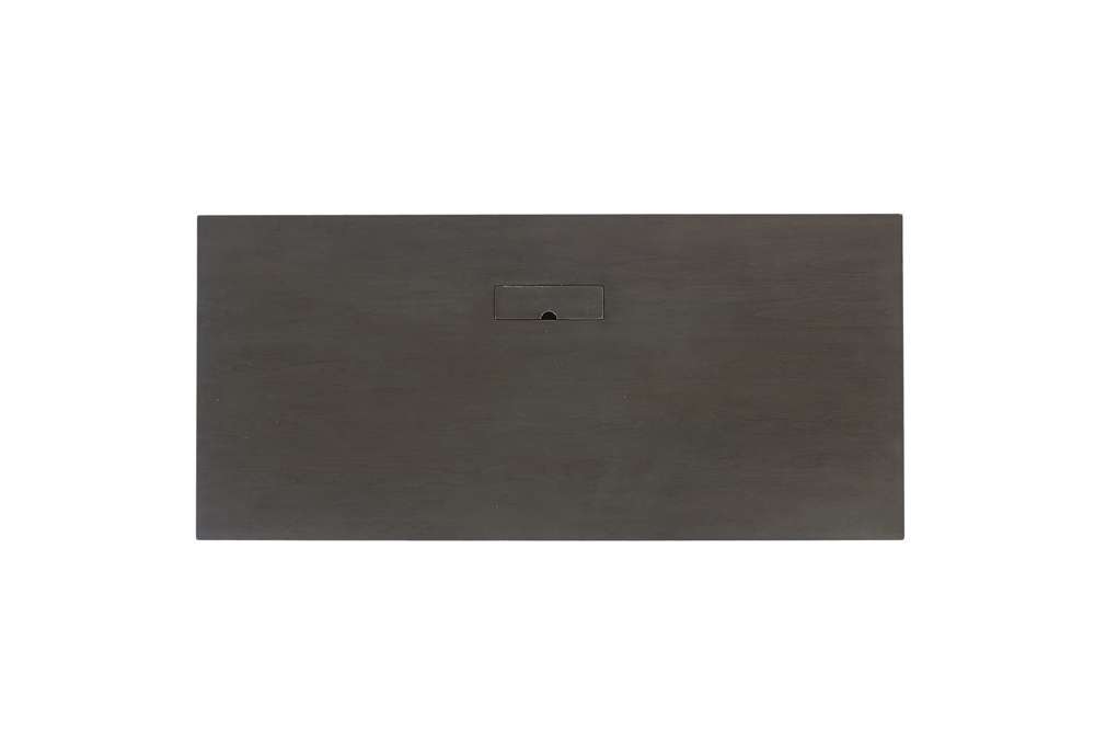 Emery Park - Oxford 66in Executive Desk in Peppercorn Finish - I07-303-PEP veiw 2