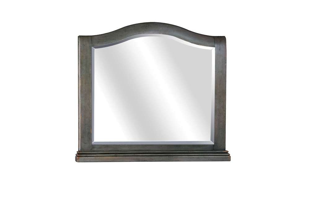 Emery Park - Oxford Arched Mirror in Peppercorn Finish - I07-463-PEP