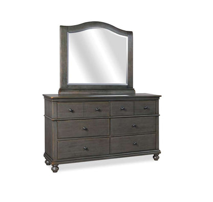 Emery Park - Oxford Arched Mirror in Peppercorn Finish - I07-463-PEP veiw 1