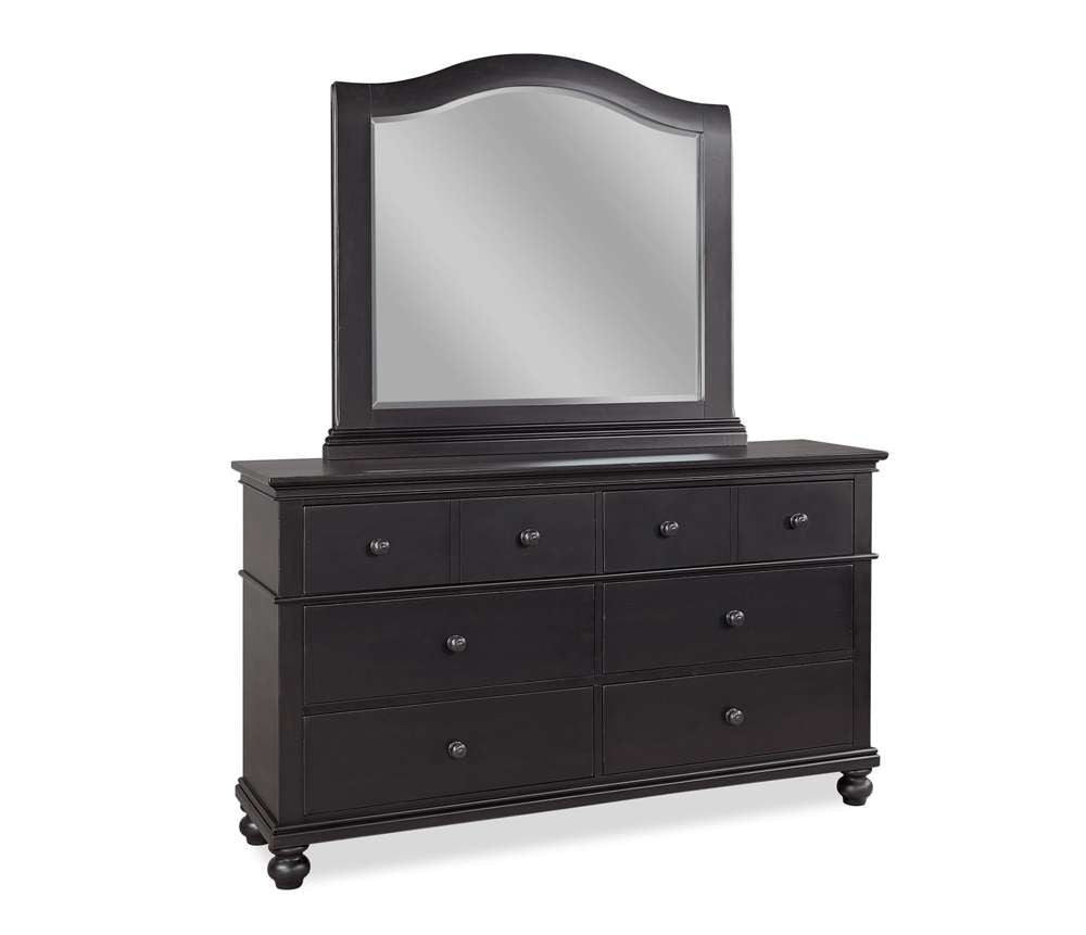 Emery Park - Oxford Arched Mirror in Rubbed Black Finish - I07-463-BLK veiw 1