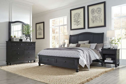 Emery Park - Oxford Arched Mirror in Rubbed Black Finish - I07-463-BLK veiw 4