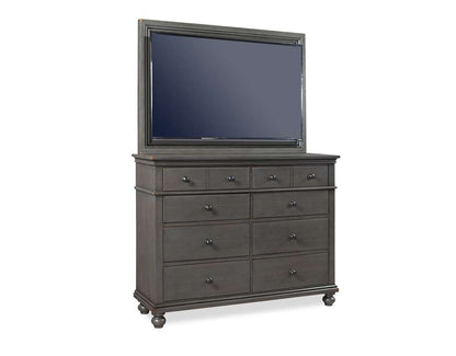 Emery Park  -  Oxford Chesser with TV Frame in Peppercorn Finish