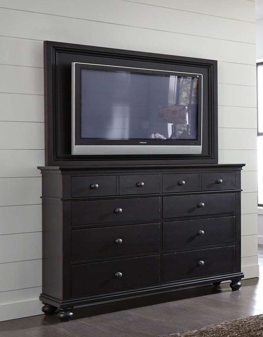 Emery Park  -  Oxford Chesser with TV Frame in Rubbed Black Finish veiw 1
