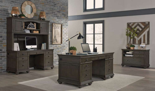 Emery Park - Oxford Combo File in Peppercorn Finish - I07-378-PEP view 1