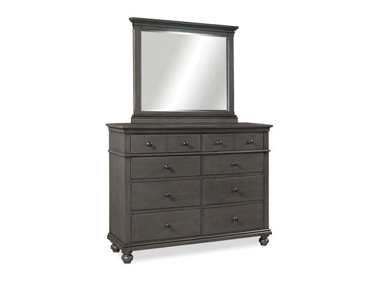 Emery Park - Oxford Landscape Mirror in Peppercorn Finish - I07-462-PEP veiw 1