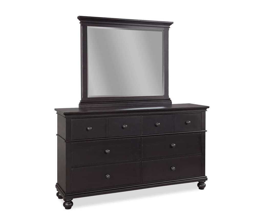 Emery Park - Oxford Landscape Mirror in Rubbed Black Finish - I07-462-BLK veiw 1
