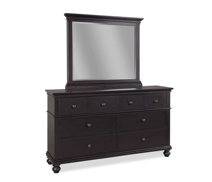 Emery Park - Oxford Landscape Mirror in Rubbed Black Finish - I07-462-BLK veiw 1