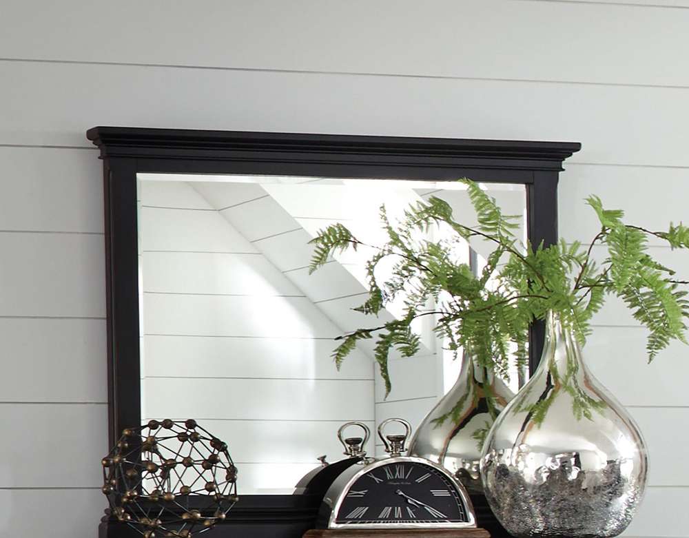 Emery Park - Oxford Landscape Mirror in Rubbed Black Finish - I07-462-BLK veiw 3