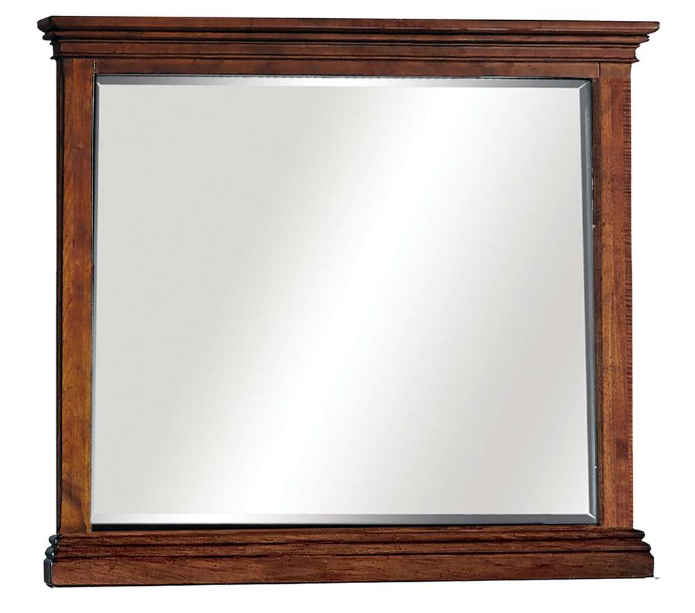 Emery Park - Oxford Landscape Mirror in Whiskey Brown Finish - I07-462-WBR veiw 1
