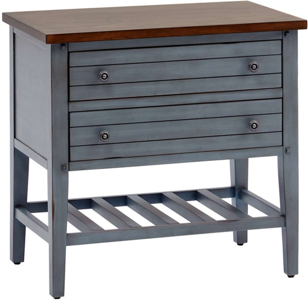 Emery Park - Pinebrook 2 Drawer Nightstand in Denim Finish - I629-450-DEN-1