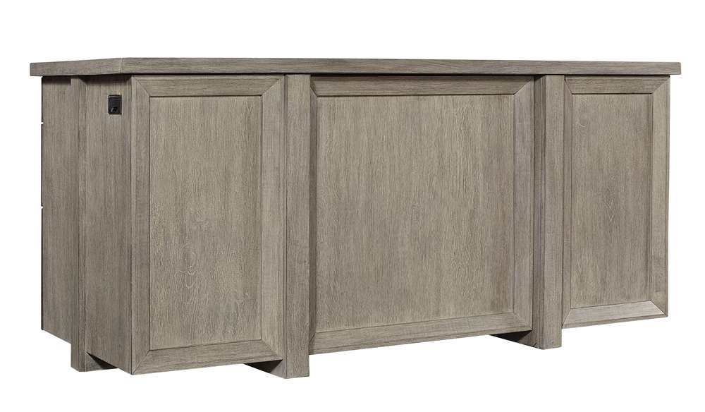 Emery Park - Platinum 66in Executive Desk in Gray Linen Finish - I251-303-2 veiw 1