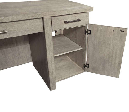 Emery Park - Platinum Credenza in Gray Linen Finish - I251-316-2 veiw 6