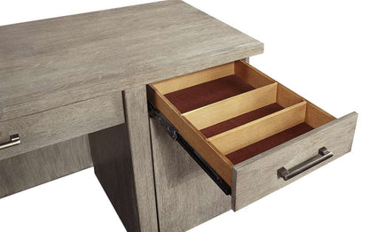 Emery Park - Platinum Credenza in Gray Linen Finish - I251-316-2 veiw 7