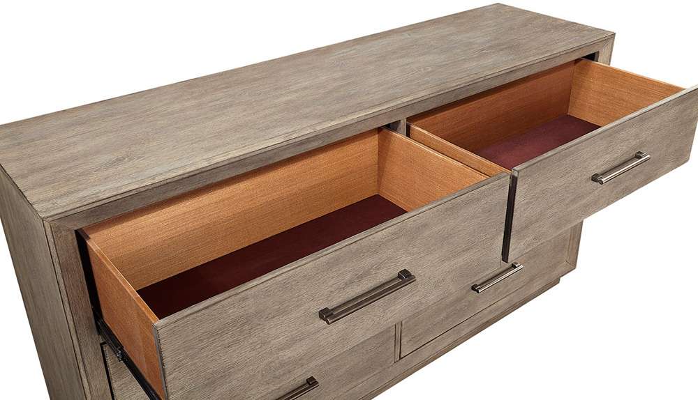 Emery Park - Platinum Dresser in Grey Linen Finish - I251-453-3 veiw 1