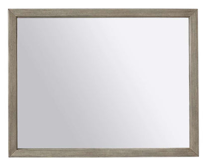 Emery Park - Platinum Landscape Mirror in Gray Linen Finish - I251-462-2