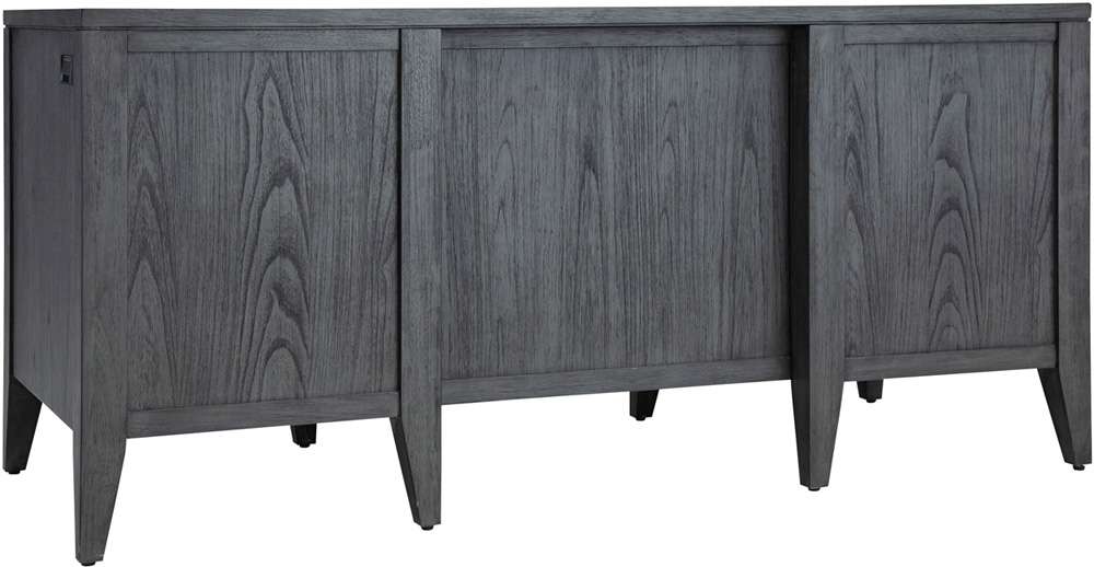 Emery Park - Preston 66in Executive Desk in Urbane Grey Finish - I597-303 veiw 1