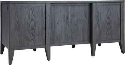 Emery Park - Preston 66in Executive Desk in Urbane Grey Finish - I597-303 veiw 1