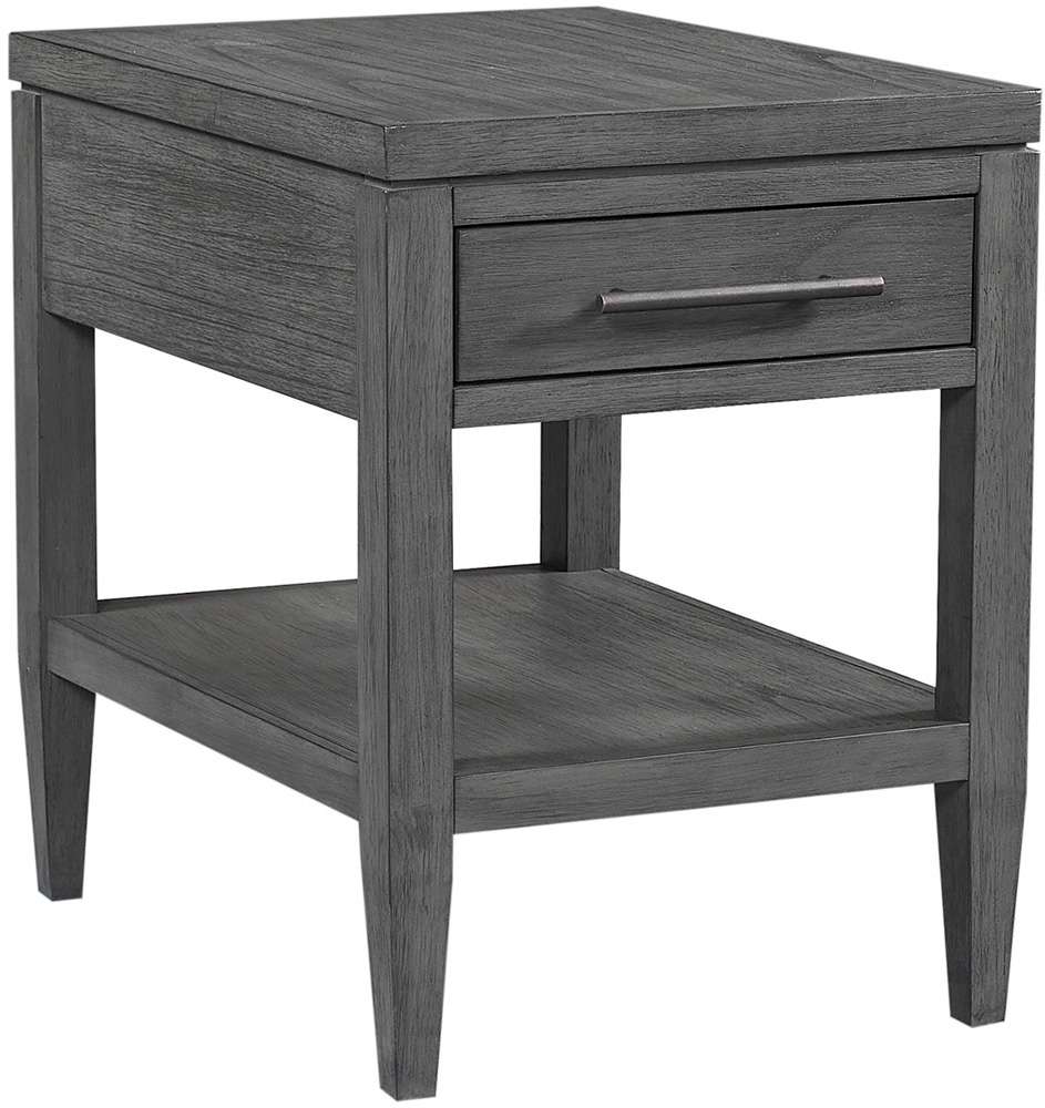 Emery Park - Preston Chairside Table in Urbane Grey Finish - I597-9130