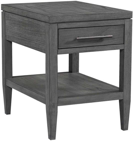 Emery Park - Preston Chairside Table in Urbane Grey Finish - I597-9130