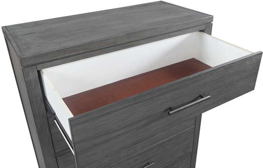 Emery Park - Preston Chest in Urbane Grey Finish - I597-456-1 veiw 2
