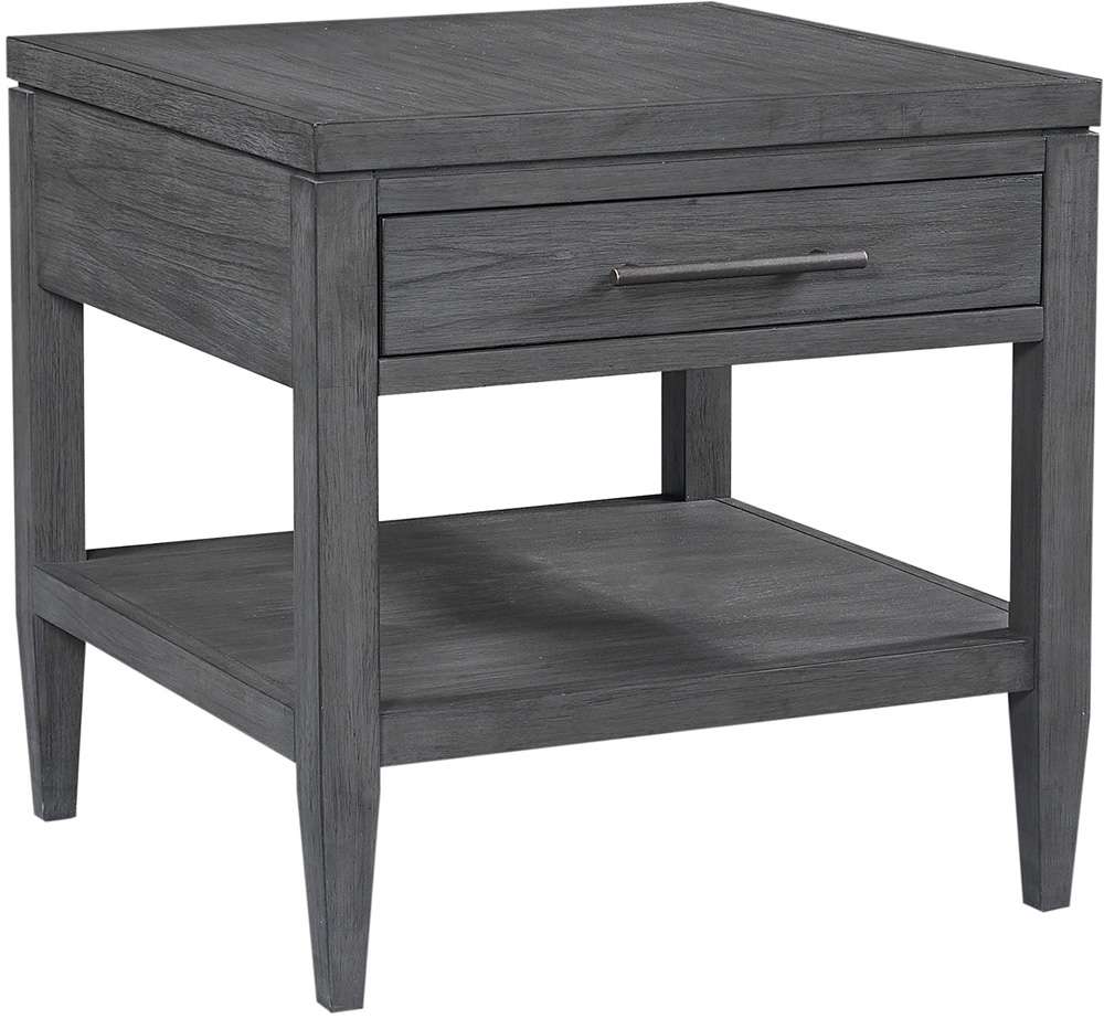 Emery Park - Preston End Table in Urbane Grey Finish - I597-9140 view 3