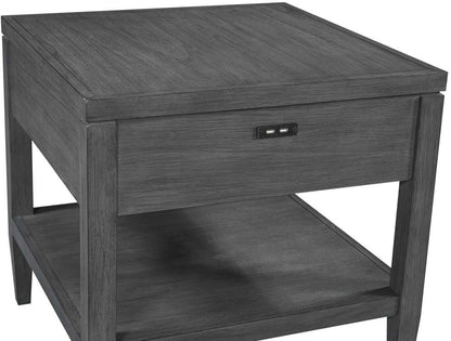 Emery Park - Preston End Table in Urbane Grey Finish - I597-9140 veiw 2
