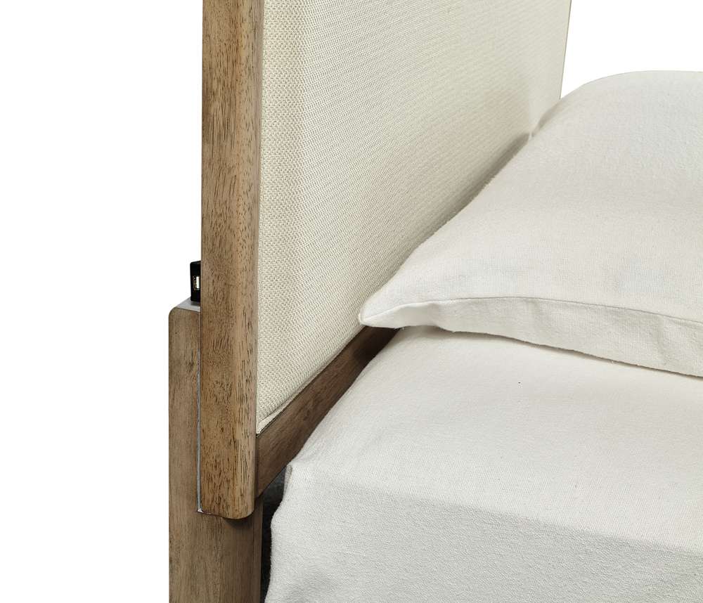 Emery Park  -  Provence Full Upholstered Bed in Patine Finish veiw 3