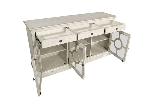 Emery Park - Radius 66in Console in Alabaster Finish - I233-264 veiw 1