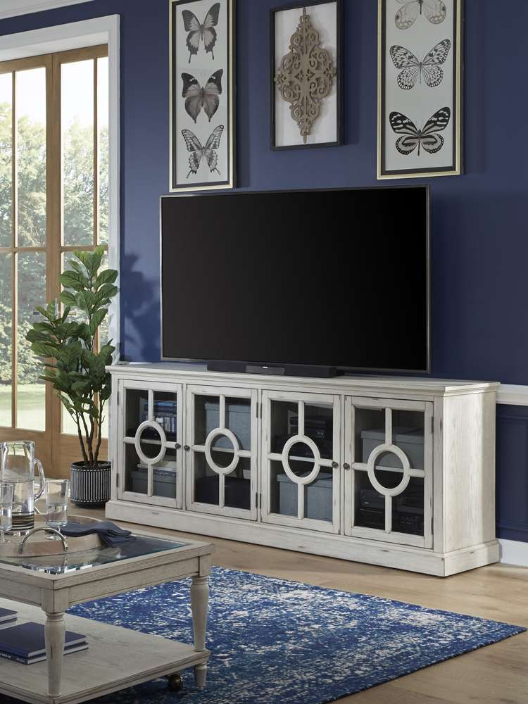 Emery Park - Radius 86in Console in Alabaster Finish - I233-284 veiw 2