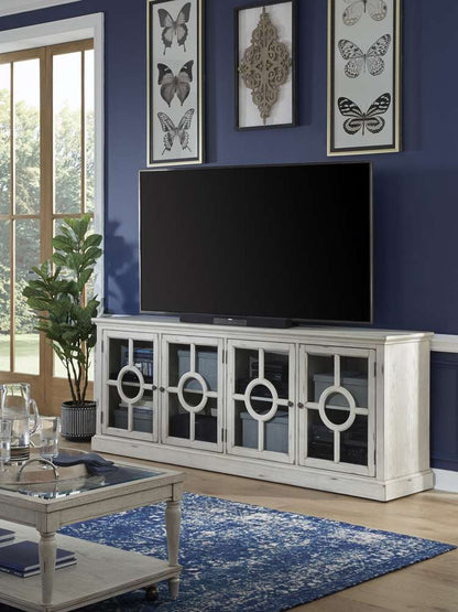 Emery Park - Radius 86in Console in Alabaster Finish - I233-284 veiw 2