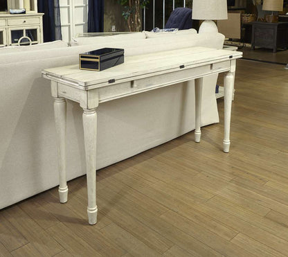 Emery Park - Radius Sofa Table in Alabaster Finish - I233-9151