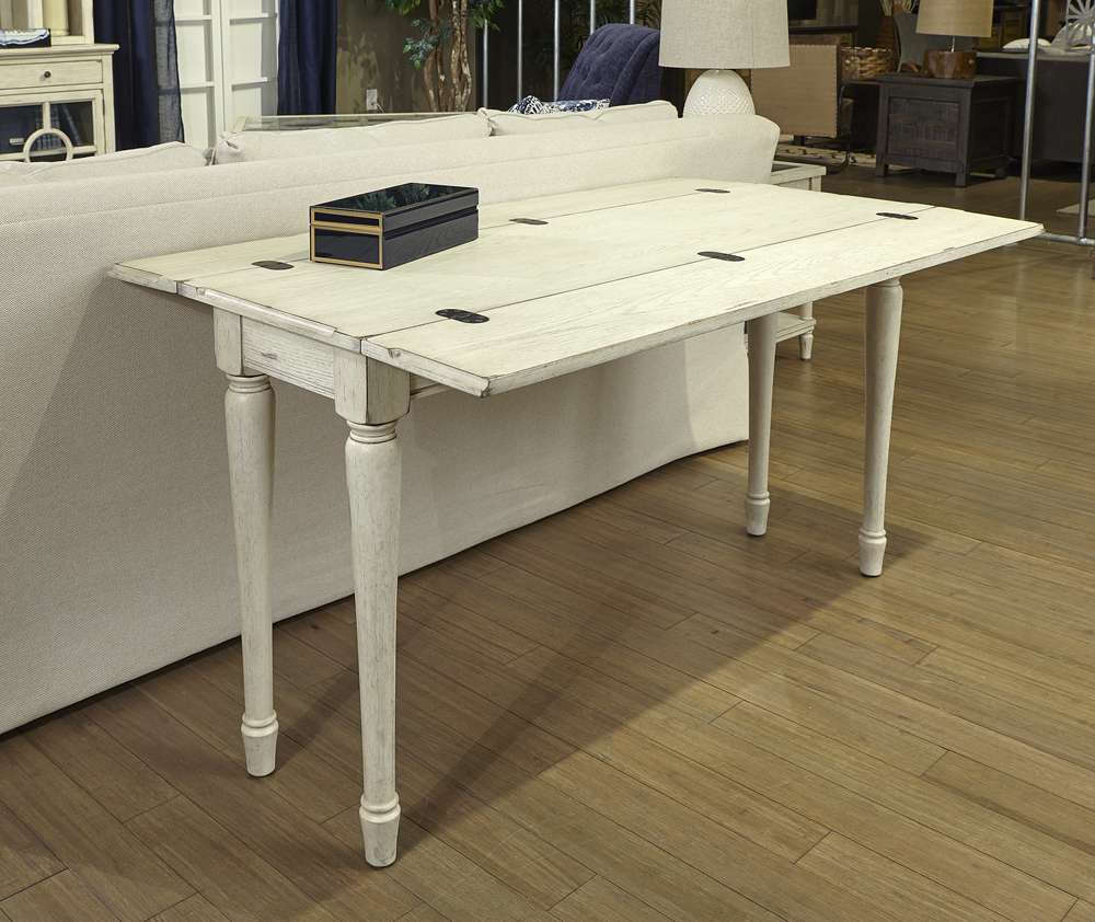 Emery Park - Radius Sofa Table in Alabaster Finish - I233-9151 veiw 1