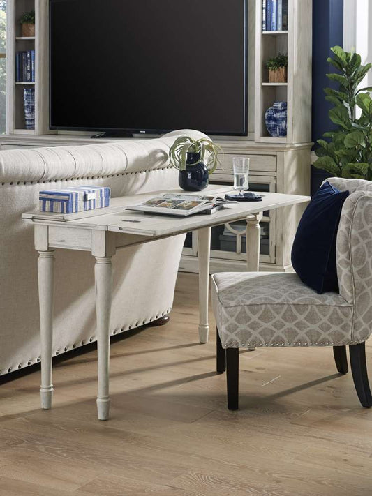 Emery Park - Radius Sofa Table in Alabaster Finish - I233-9151 veiw 2
