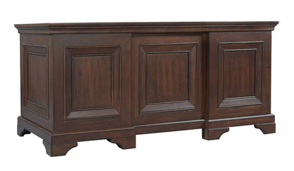 Emery Park - Richmond 66in Executive Desk in Brown Burgundy Finish - I40-303 veiw 1