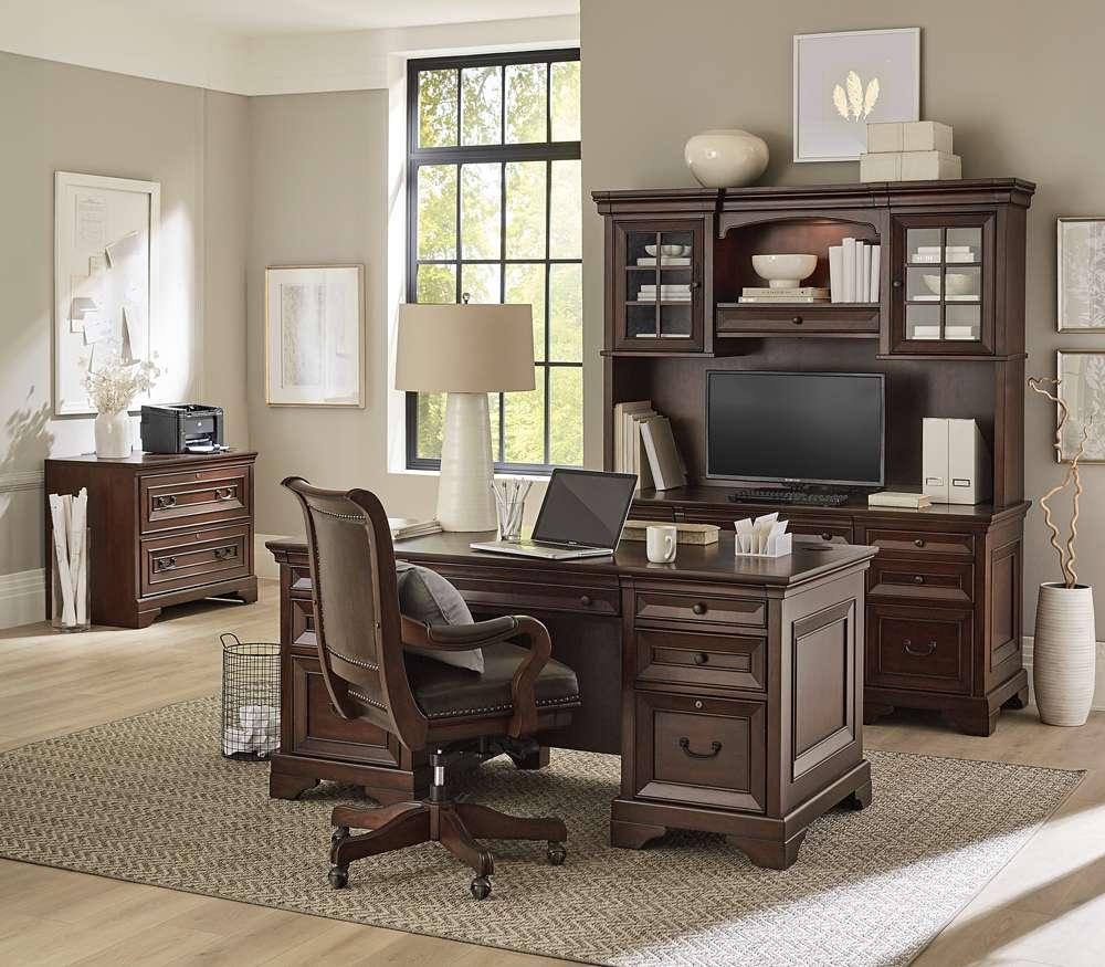 Emery Park - Richmond Lateral File Cabinet in Brown Burgundy Finish - I40-331 veiw 4