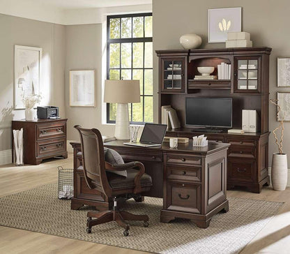 Emery Park - Richmond Lateral File Cabinet in Brown Burgundy Finish - I40-331 veiw 4