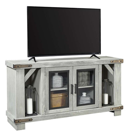 Emery Park - Sawyer 64in Console w/ 2 Doors in Lighthouse Grey Finish - WMO1240-LGH