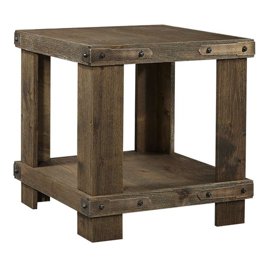 Emery Park - Sawyer End Table in Brindle Finish - WDO914-BDL