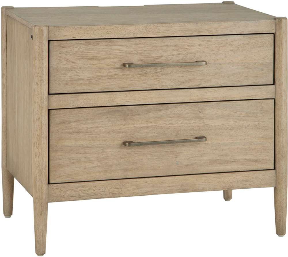 Emery Park - Shiloh 2 Drawer Liv360 Nightstd in Champagne Finish - I430-450