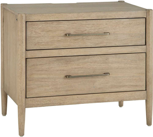 Emery Park - Shiloh 2 Drawer Liv360 Nightstd in Champagne Finish - I430-450