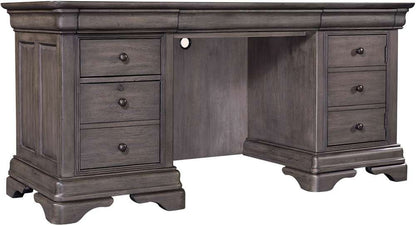 Emery Park - Sinclair 68in Credenza Desk in Ash Grey Finish - I224-316