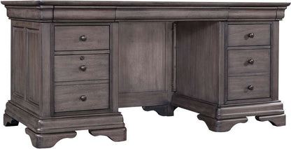 Emery Park - Sinclair 68in Executive Desk in Ash Grey Finish - I224-303