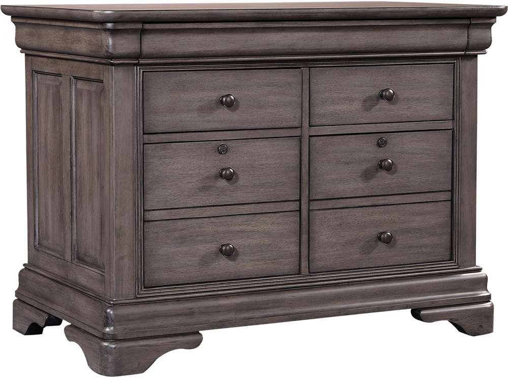 Emery Park - Sinclair Combo File in Ash Grey Finish - I224-378