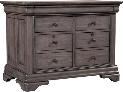 Emery Park - Sinclair Combo File in Ash Grey Finish - I224-378