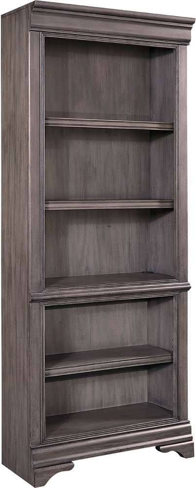 Emery Park - Sinclair Open Bookcase in Ash Grey Finish - I224-333 veiw 1